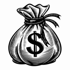 dollar sign on a white background