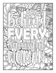 Womens Day Quotes Coloring Pages. hand drawn alphabet letters