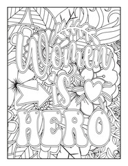 Obraz premium Womens Day Quotes Coloring Pages. coloring alphabet for kids