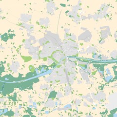 City map of Ingolstadt, Germany