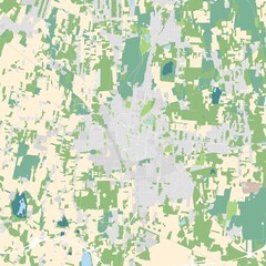 Fototapeta premium City map of Nyiregyhaza, Hungary