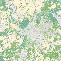 City map of Gyor, Hungary