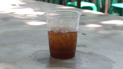 Chilled Iced Tea Under the Midday Sun