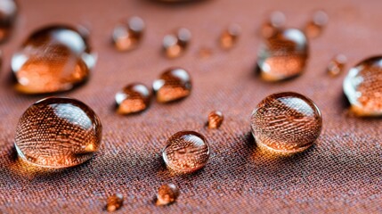 Water Droplet on Fabric