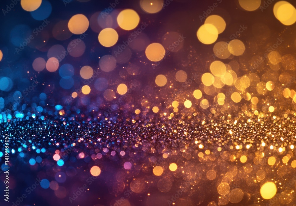 Aufkleber colorful bokeh lights creating a dreamy atmosphere for background or decoration use in various proje