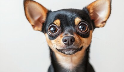Charming Chihuahua with Bright Eyes and Playful Expression Perfect for Pet Lovers and Animal Enthusiasts