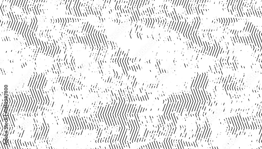 Poster black and white grunge pattern with rough lines. modern vector background for jersey design. fully e
