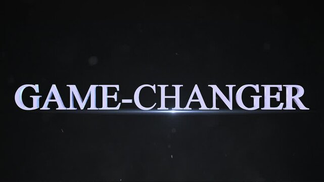 Game Changer &ndash; Bold & Modern 3D Text for Business & Marketing