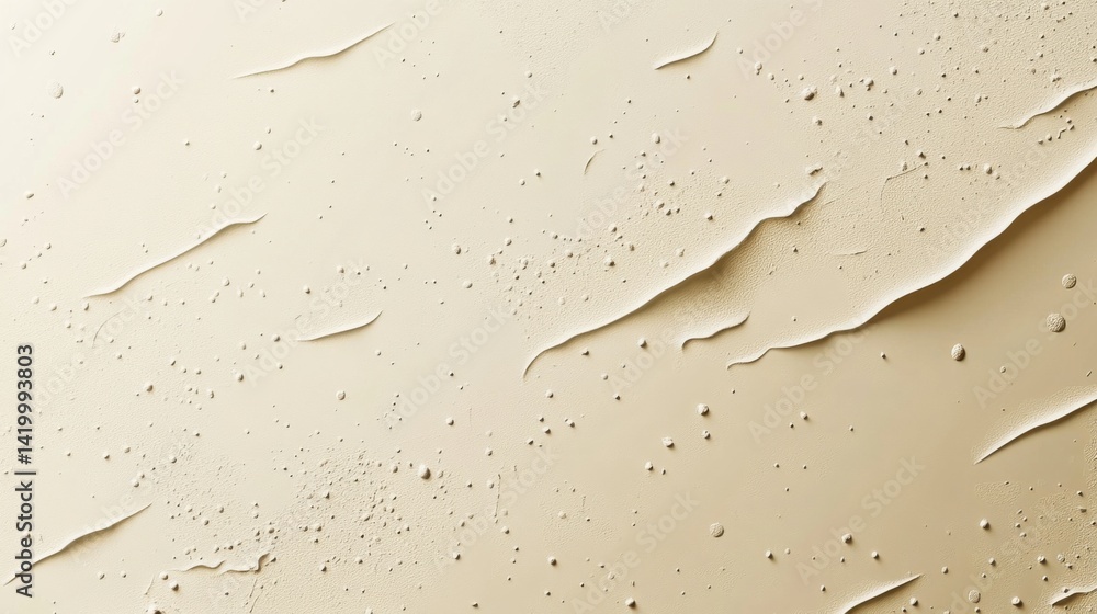 Poster abstract background with soft ecru tones dotted design and eggshell paper texture