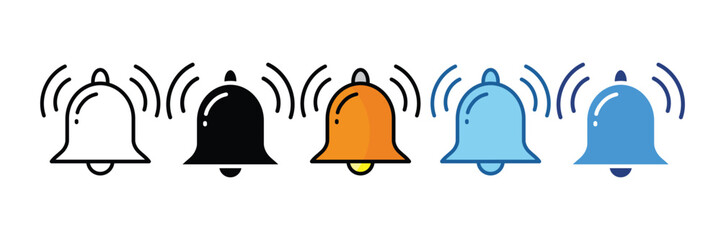 School Bell  Icon Element For Design