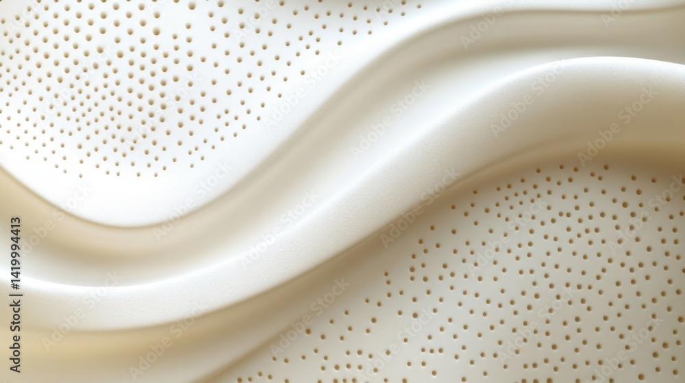 Poster abstract background with soft ecru tones dotted design and eggshell paper texture