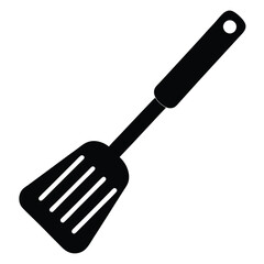 Kitchen Spatula Silhouette Vector – Cooking Tool and Utensil Illustration Set