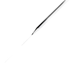 Artistic Representation of a Pencil Drawing a Line Across a Blank White Background in Black and White