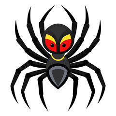 spider on a white background