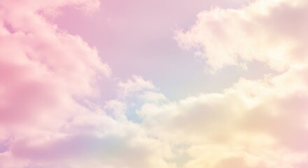 Fototapeta premium Pastel Clouds Photo