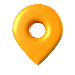 Location pin map pointer 3d navigator icon