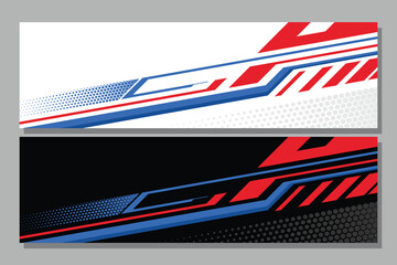 car livery graphic vector. abstract background design for vehicle vinyl wrap and sports car, racing car, rally, and decal in white and black color background