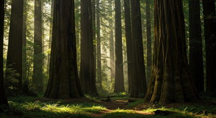 Obraz premium Redwood Forest Photo