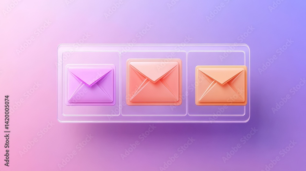 Poster browser windows frame with electronic mail interface template. mail mockup window frame collection. 