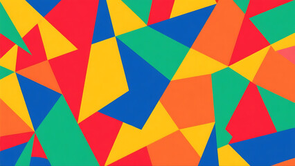 Obraz premium Colorful Geometric Pattern