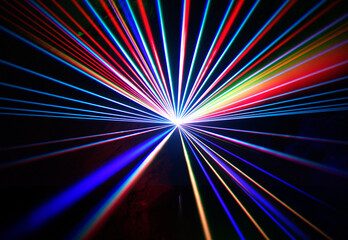 Lichtgeschwindigkeit, laser, licht, Lichtstrahlen, Drachenh&ouml;hle, Syrau, Ausgangspunkt, lasershow, bersten, bewegung, nacht, design, leitung, explosion, geschwindigkeit, abbildung, kunstseide, bunt