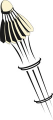 Dynamic Badminton Shuttlecock
