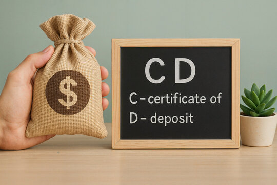 Certificate of Deposit Savings Investment Finance Money Banking Financial Security Wealth Management Business Investment Strategy Economic Growth Financial Planning Retirement Planning Secure Future  