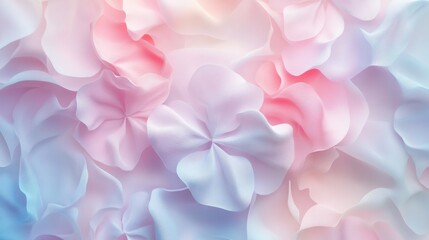 Obraz premium Seamless floral abstract delicate pattern. Vector texture in pastel colors