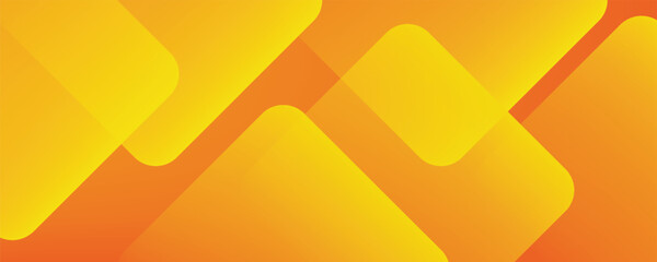 Abstract orange and yellow geometric background. Dynamic shapes composition. Cool background design for posters. Vector illustration