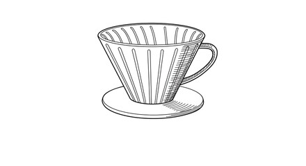 Coffee Filter Illustration