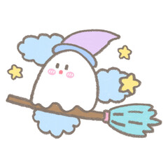 The Adorable Little Ghost and the Magic Broomstick