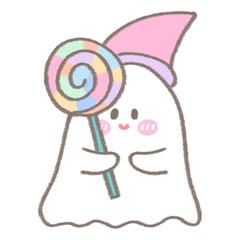 The Cute Little Ghost and the Yummy Candy
