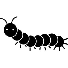 creative details Caterpillar icon vector illustration 

