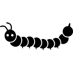 creative details Caterpillar icon vector illustration 

