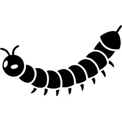 creative details Caterpillar icon vector illustration 
