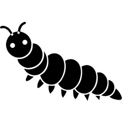creative details Caterpillar icon vector illustration 
