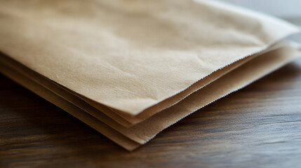 Unpacking an eco-friendly delivery home workspace still life indoor close-up sustainability focus