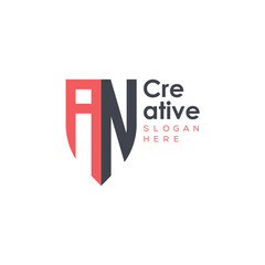 initial monogram letter logo with creative design.