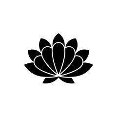 creative details Blooming flower icon Vector Illustration