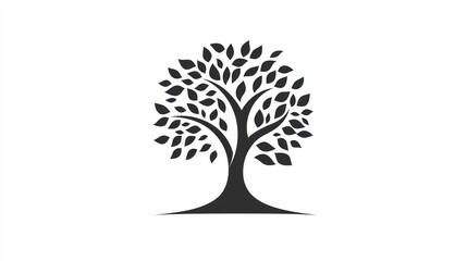 Obraz premium Silhouetted Tree Graphic Design (5)