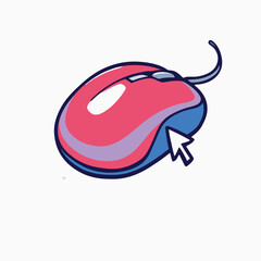 Mouse vector icon and logo design