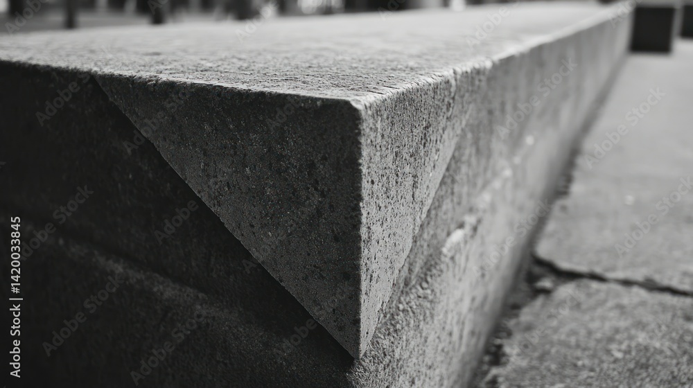 Poster angular view of concrete structure surface detail texture