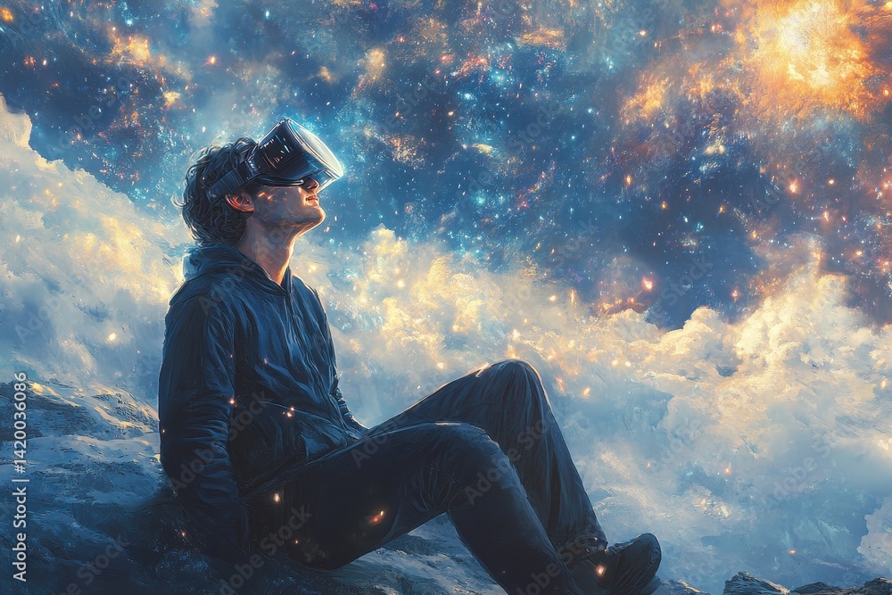 Poster a billionaire who has everything at their disposal, including the ability to create new realities--b