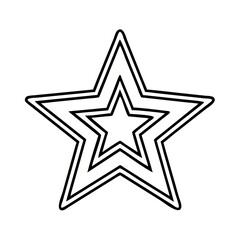 Fototapeta premium Star Outline Icon