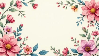 Delicate paisley floral design, soft pastel shades, subtle, art, background