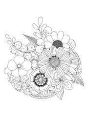 Hand Drawn Element Template Design