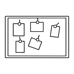 vector illustration of a clipboard