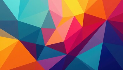 Obraz premium Geometric abstract shapes, vibrant color blocks, color, trendy