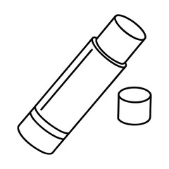 vector illustration of a tube