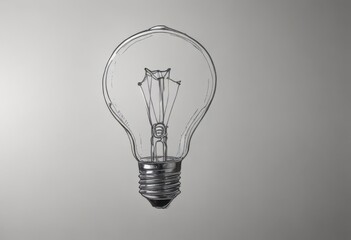 Sketchy hand-drawn light bulb, invention concept, doodle style ,  idea,  lamp
